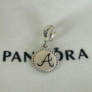 Pandora USB790969-G002 Atlanta Braves Baseball Charm S925 Sterling Silver